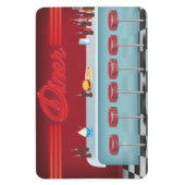 Vintage All American Diner Magneet (Verticaal)
