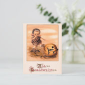 Vintage Alle Halloween Briefkaart (Staand voorkant)