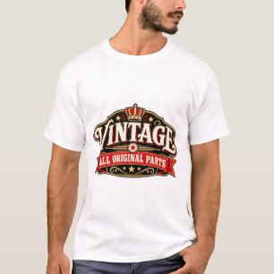 Vintage Alle Originele Onderdelen T-shirt