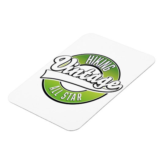 Vintage alle ster trekken magneet (Linkerzijde)