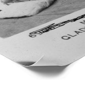 Vintage-alleenstaande speciale foto poster (Hoek)