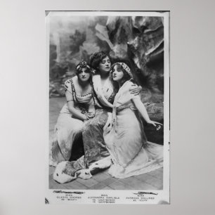 Vintage-alleenstaande speciale foto poster