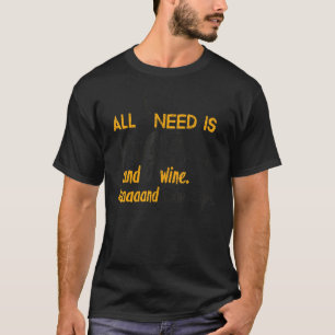 Vintage Alles Wat Ik Nodig Heb Is Yoga T-shirt
