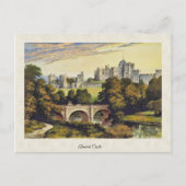 Vintage Alnwick Castle Northumberland Briefkaart (Voorkant)