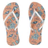 Vintage Aloha Teenslippers (Voetbed)