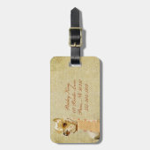 Vintage Alpaca Bagagelabel (Voorkant verticaal)