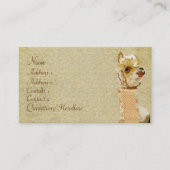 Vintage Alpaca Gold Visitekaartje (Voorkant)