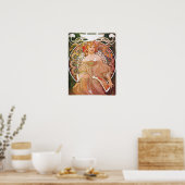 Vintage Alphonse Maria Mucha Art Poster (Keuken)