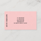 Vintage Alteration  Seamstress Tailor Business Car Visitekaartje (Achterkant)