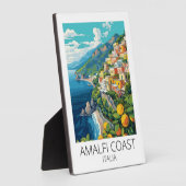 Vintage  Amalfi Coast Italy Retro Travel Fotoplaat (Zijkant)