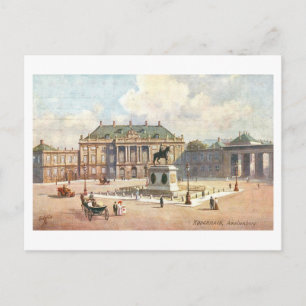 Vintage Amalienborg in Kopenhagen Briefkaart