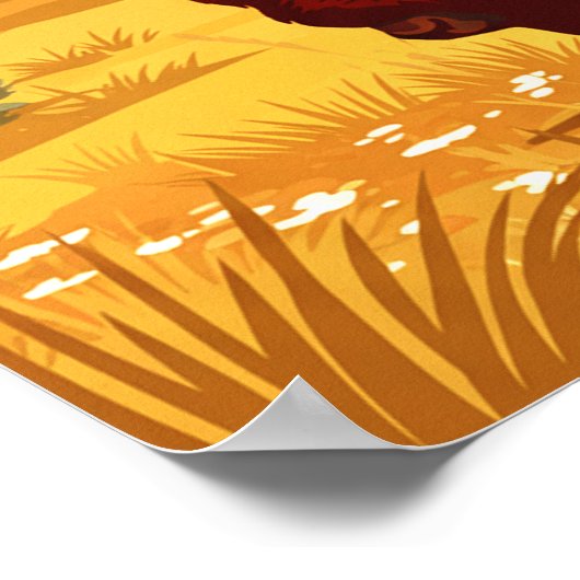 Vintage Amarillo Texas Poster (Hoek)