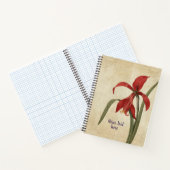 Vintage Amaryllis Notebook Notitieboek (Binnen)
