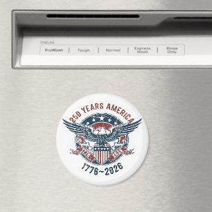 Vintage America 250 Eagle Stempel – 1776-2026 Magneet