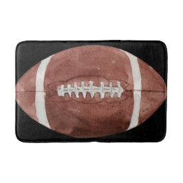 Vintage American Football Watercolor Kunst Badmat