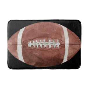 Vintage American Football Watercolor Kunst Badmat