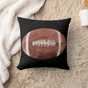 Vintage American Football Watercolor Kunst Kussen