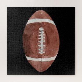 Vintage American Football Watercolor Kunst Legpuzzel