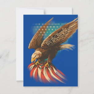 Vintage Americana Briefkaart