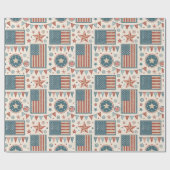 VINTAGE Americana  Cadeaupapier (Vlak)
