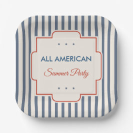 Vintage Americana Patriottische Papieren Bord