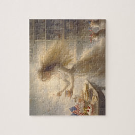 Vintage Americana Theepartij met Muizen 4 juli Legpuzzel
