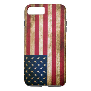 Vintage Americana Vlag iPhone 8/7 Plus Hoesje