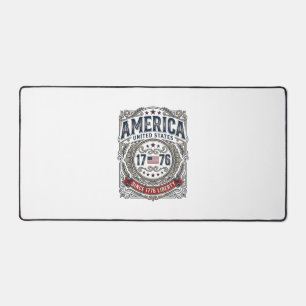 Vintage Amerika 1776 Patriottische Vrijheid Bureaumat