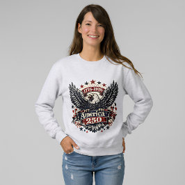 Vintage Amerika 250 Steenarend 1776-2026 Patriotti Trui