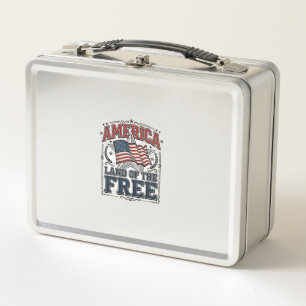 Vintage Amerika Land Van De Vrijheid Patriottisch