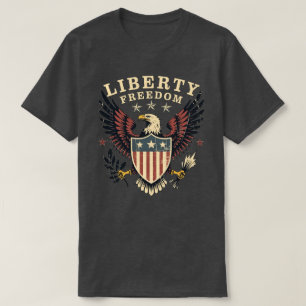 Vintage Amerikaanse Liberty Freedom Eagle T-shirt