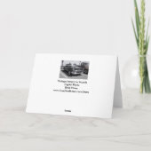 Vintage Amerikaanse Spier Notecard Kaart (Achterkant)