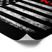 vintage Amerikaanse vlag 2020 Poster (Hoek)