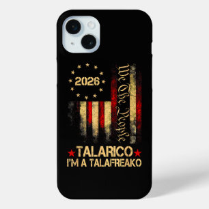 Vintage Amerikaanse vlag 2026 Patriottische politi iPhone 15 Mini Hoesje