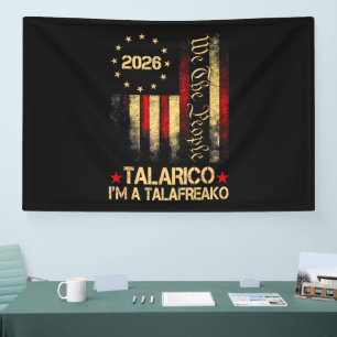 Vintage Amerikaanse vlag 2026 Patriottische politi Spandoek