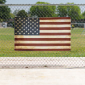 Vintage Amerikaanse Vlag Banner (Insitu)