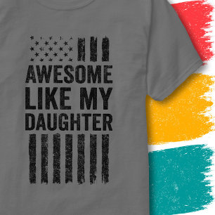 Vintage Amerikaanse vlag geweldig net als mijn doc T-shirt