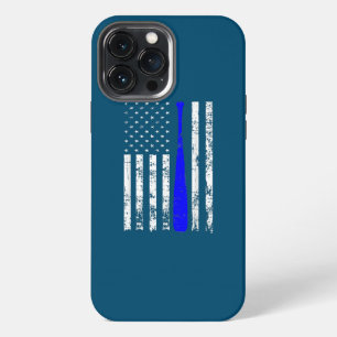 Vintage Amerikaanse vlag honkbalfans slagbeurt iPhone 13 Pro Max Hoesje