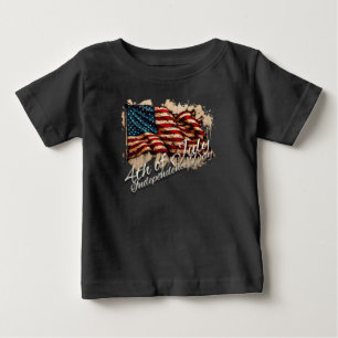 Vintage Amerikaanse vlag kunst voor 4 juli