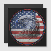 Vintage Amerikaanse vlag met adelaar in distressed (Voorkant / Achterkant)