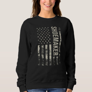 Vintage Amerikaanse Vlag Shoemaker Premium Trui