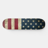 Vintage Amerikaanse Vlag Skateboard (Horizontaal)