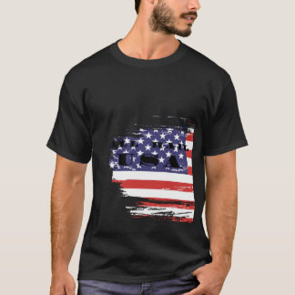 Vintage Amerikaanse Vlag T-Shirt Patriotisch USA