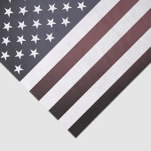 Vintage Amerikaanse vlag tissuepapier, VS Tissuepapier (Detail)