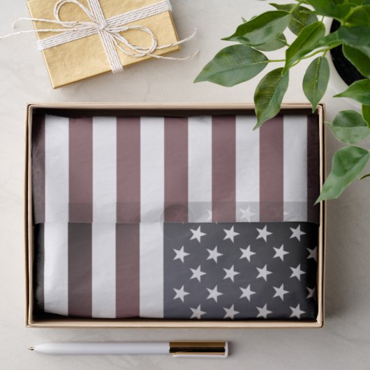 Vintage Amerikaanse vlag tissuepapier, VS Tissuepapier (Geschenk)