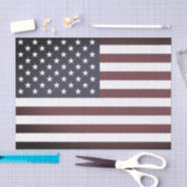 Vintage Amerikaanse vlag tissuepapier, VS Tissuepapier (Craft)