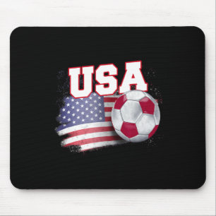 Vintage Amerikaanse Vlag Usa Voetbal T S Muismat
