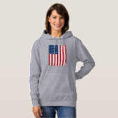 Vintage Amerikaanse Vlag Vector T-shirt Desi (Voorkant volledig)
