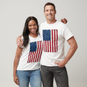 Vintage Amerikaanse Vlag Vector T-shirt Desi (Unisex)
