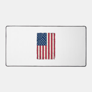 Vintage Amerikaanse Vlag Vector T-shirt Desi Bureaumat